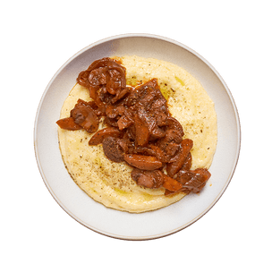 Veggie Bourguignon with Polenta
