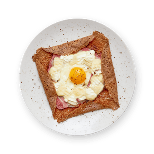 Galette chèvre & bacon