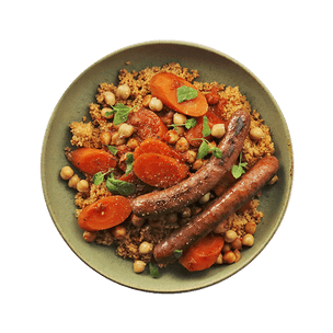 Couscous & Spicy Merguez Sausage