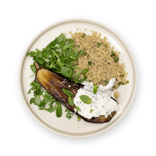Roasted Eggplant with Yogurt Sauce