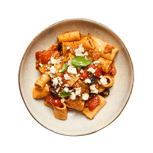 Pâtes au thon, tomates cerises & feta