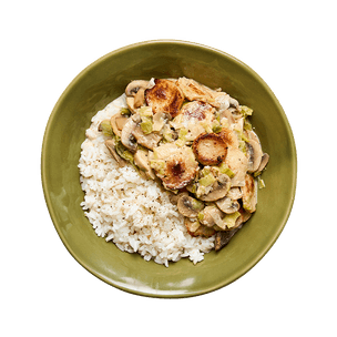 Blanquette de boudin blanc & riz