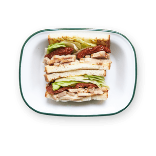 Sandwich poulet, laitue & tomate séchée