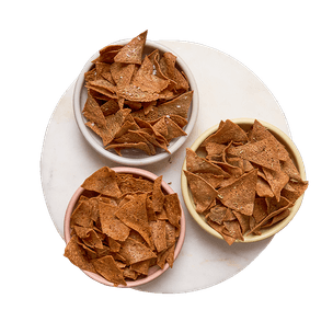 Trio de chips de sarrasin au air-fryer