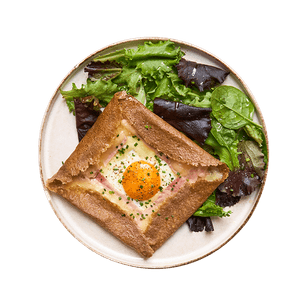 Galette complète à la raclette