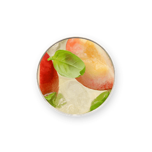 Lillet tonic pêche & basilic