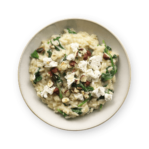 Risotto épinards & chèvre