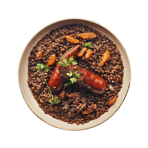 Sausage & Lentils