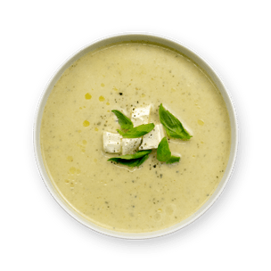 Velouté de courgettes au kiri
