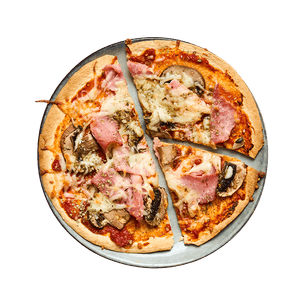 Tortilla façon pizza Reine au air-fryer