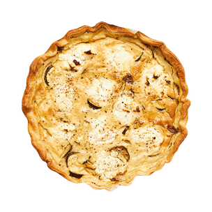 Quiche courgette & chèvre frais