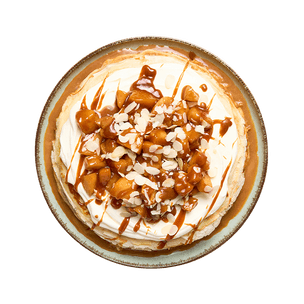 Gâteau de crêpes caramel & pommes