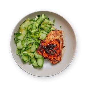 Honey Soy Chicken & Cucumber Salad