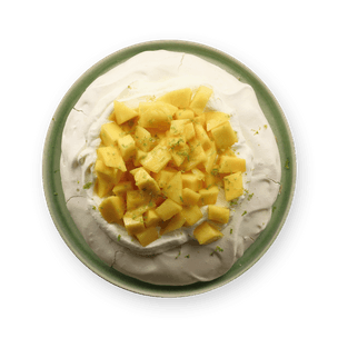 Pavlova à la mangue & citron vert