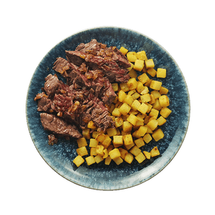 Bavette à l'échalote & pommes sautées