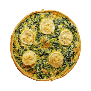 Quiche chèvre épinards