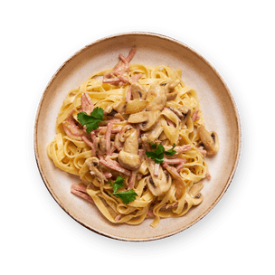 Tagliatelle jambon & champignons