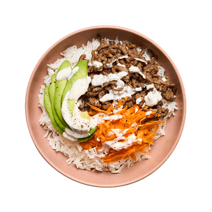 Bowl protéiné riz & bœuf haché