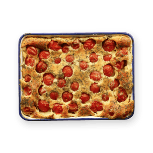 Cherry tomato clafoutis