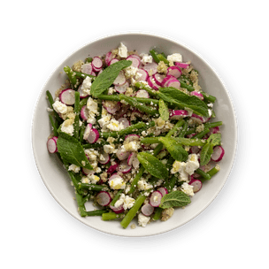Green bean and quinoa salad