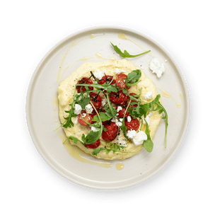 Polenta with roasted tomatoes