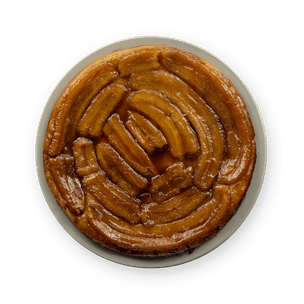 Banana tarte tatin