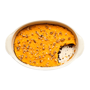 Parmentier de butternut & boudin noir