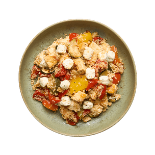 Salade de boulgour au poulet & légumes grillés