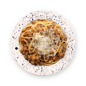 Spaghetti Bolognese with Ratatouille