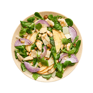 Salade automnale au poulet & parmesan