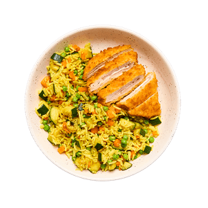 Cordon bleu & riz sauté