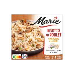Risotto poulet champignon crème (Marie)