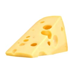 Cheese with holes