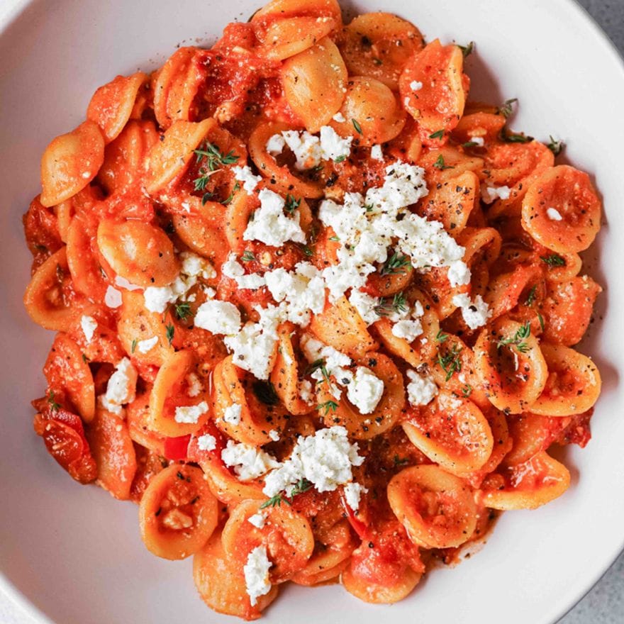 Orecchiette à la Tomate et Feta