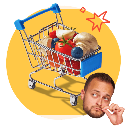 Your grocery cart automatically filled in 1 click