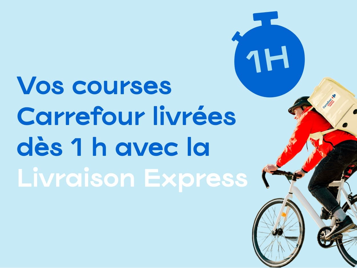 La Livraison à Domicile Express Carrefour désormais disponible avec Jow