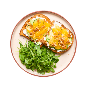 Toast chèvre & abricot