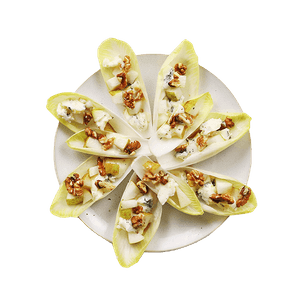 Endive, Pear & Gorgonzola Boats