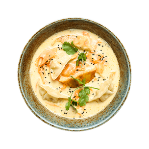 Soupe coco & gyoza