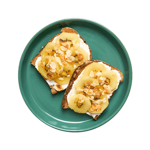 Tartine de fromage frais & kiwi