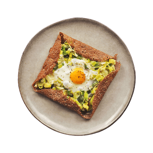 Leek & Egg Galette