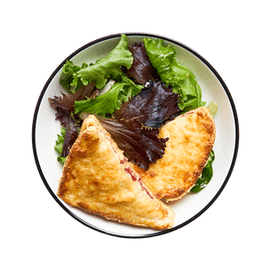 Croque montagnard au air-fryer & salade
