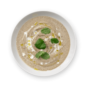 Velouté de champignons au parmesan