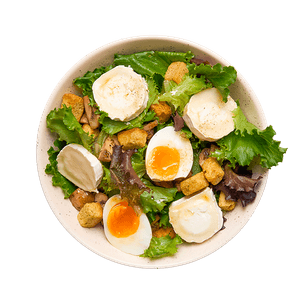 Salade automnale au chèvre & champignons