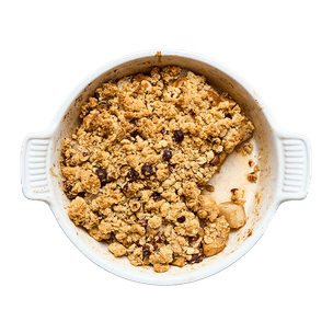 Crumble aux pommes & navets