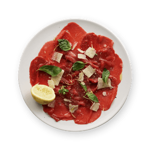 Beef Carpaccio with Lemon & Parmesan