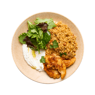 Taboulé, poulet grillé & crème de feta