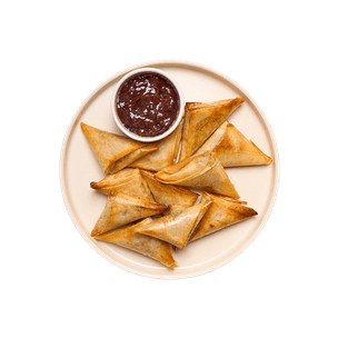 Samoussas au Pavé d'Affinois & confiture de figues