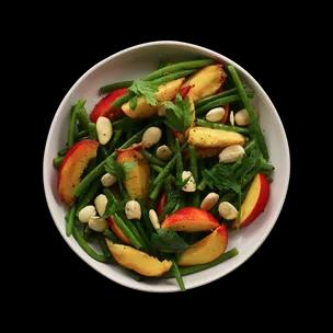 salade-nectarines-haricots-et-amandes