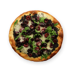 pizza-cerise-tapenade-tomme